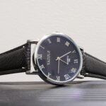 Mens Luxury Quartz Stainless Steel Dial Wrist Watch - Blue