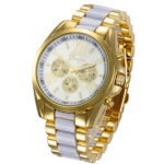 Men's Quartz Roman Numerals Wrist Watch - White