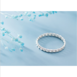 Elegant 925 Sterling Silver Link Chain Ring