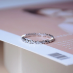Creative Silver Plated Pave Star Ring