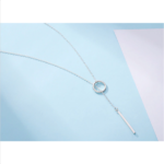 Sterling Silver Plated Adjustable O-Chain Necklace