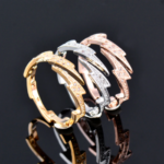 Elegant Crystal Zircon Lightning Adjustable Ring (Size 6-8.5)