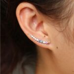 925 Sterling Silver Rainbow Zirconia Stud Earrings