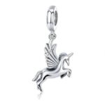 Authentic 925 Sterling Silver Unicorn Charm Pendant