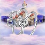 Genuine 925 Sterling Silver Disney’s Mickey & Minnie Zircon Ring