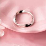 Authentic 925 Sterling Silver Spin Wave Geometric Ring