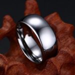 Men's 8mm Genuine Tungsten Polished Ring