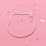 925 Sterling Silver Tube Link Bracelet