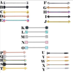 5PC Industrial Barbell 14G Surgical Steel Helix Ear Piercing (Multiple Styles)