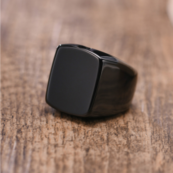 Men’s SOLID 316L Stainless Steel Cremation Ashes Memorial Ring