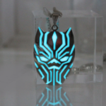 Handmade 316L Stainless Steel Luminous Glow In the Dark T’Challa Pendant Necklace