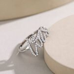 Romantic 925 Sterling Silver Dazzling Zircon Eternal LOVE Ring