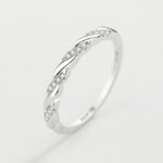 Genuine S925 Sterling Silver Elegant Wrap A+ Zirconia Ring