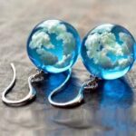 Creative Sky Blue 12mm Elegant Cloud Ball Dangle/Stud Earrings