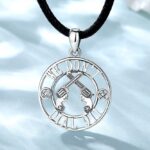Genuine 925 Sterling Silver Pentagram 2Guns "Don't Call 911" Pendant Necklace