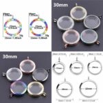 316L Stainless Steel Floating Charms Memory Locket Pendant Necklace