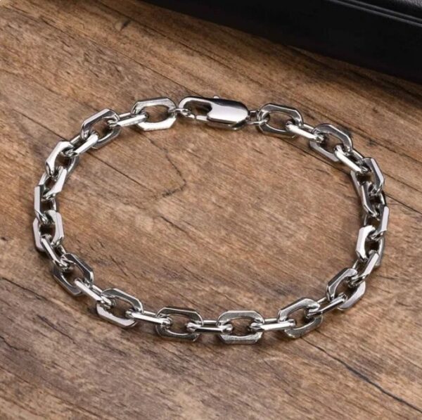 Men’s 316L Stainless Steel 6.5MM Belcher Chain Bracelet