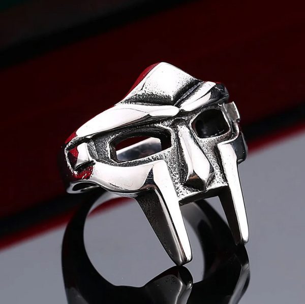 Men’s Quality 316L Stainless Steel Classic Spartan Mask Vintage Ring