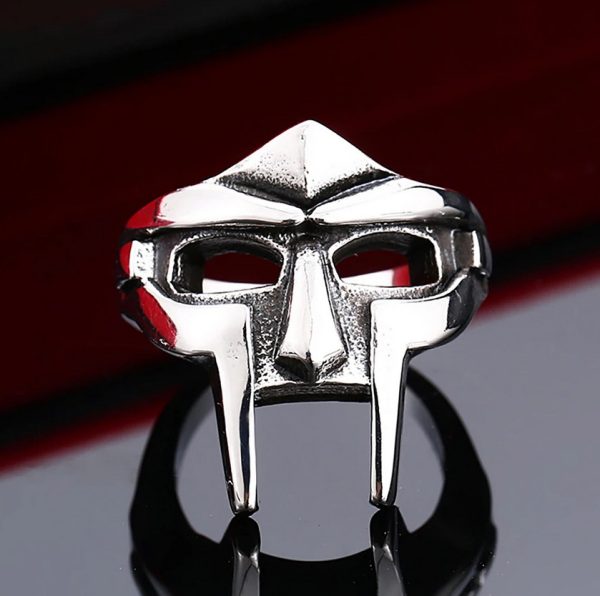 Men’s Quality 316L Stainless Steel Classic Spartan Mask Vintage Ring - Image 3