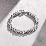 Men's 8.8*MM Quality Stainless Steel Triple X Vegan Link Bracelet