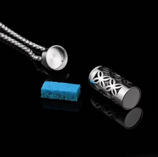 Stainless Steel Essential Aromatherapy Perfume & Oil Diffuser Necklace - Image 3