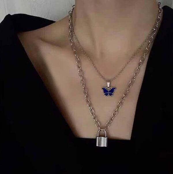 Elegant Color Changing Temperature Mood Baby Butterfly Pendant Necklace - Image 4