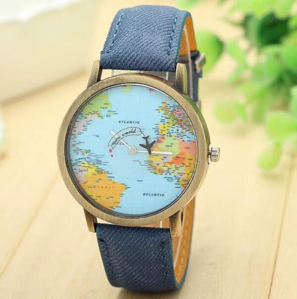 Quartz Antique Design Around the Globe Creative Analog Wristwatch – 8.5″ - Image 5