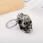 Men’s Classic Terminator Retro Skull Pendant Keychain